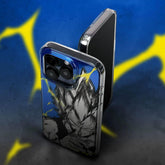 Laser Mirror Super Vegeta Anime Phone Case - HelloAnimeCases